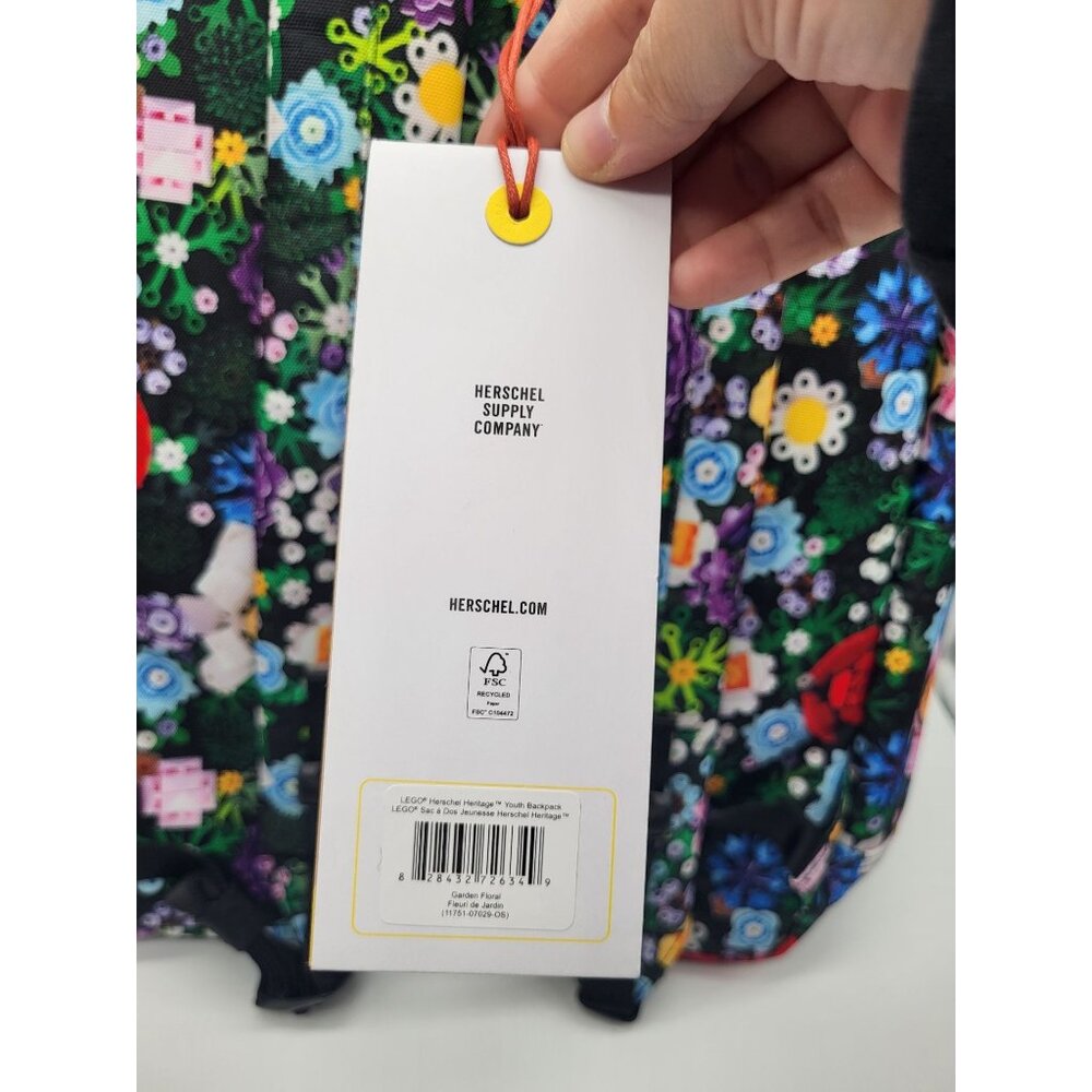 Herschel Supply Co. LEGO Herschel Heritage Youth Backpack - Garden Floral - Picture 4 of 5